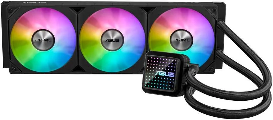 Procesoriaus Aušinimo Rinkinys - Asus Prime LC 360 ARGB 3 Ventiliatoriai Juodas