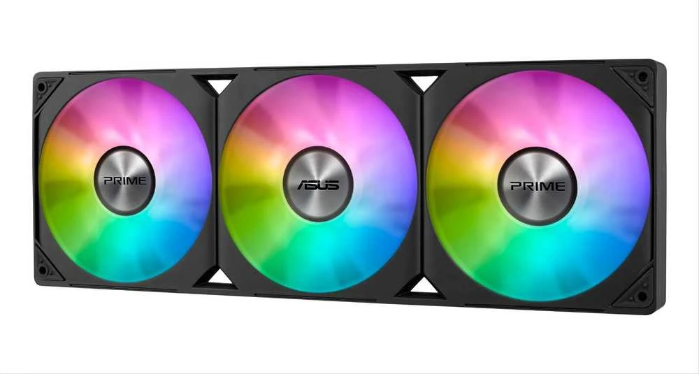 Procesoriaus Aušinimo Rinkinys - Asus Prime LC 360 ARGB 3 Ventiliatoriai Juodas