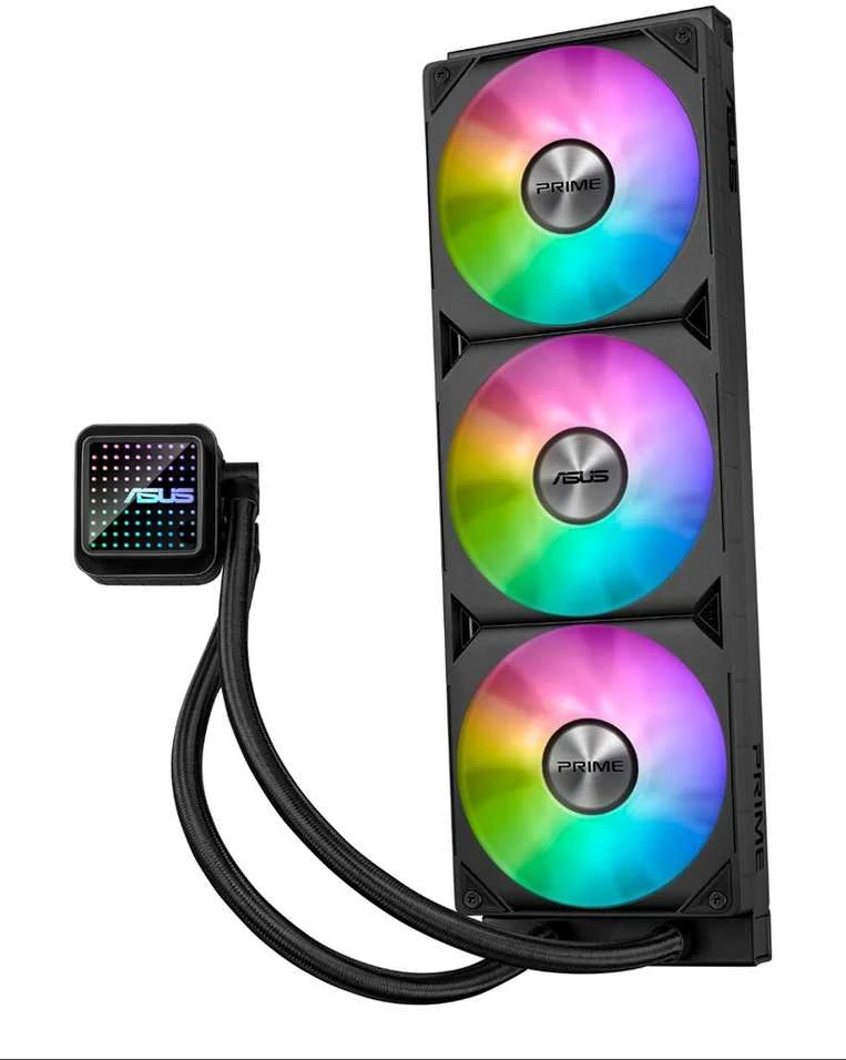 Procesoriaus Aušinimo Rinkinys - Asus Prime LC 360 ARGB 3 Ventiliatoriai Juodas