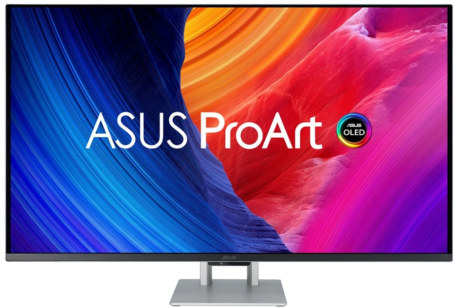 ASUS ProArt OLED PA32UCDM computer monitorius 80 cm (31.5") 3840 x 2160 pikselių 4K Ultra HD QD-OLED Sidabrinis