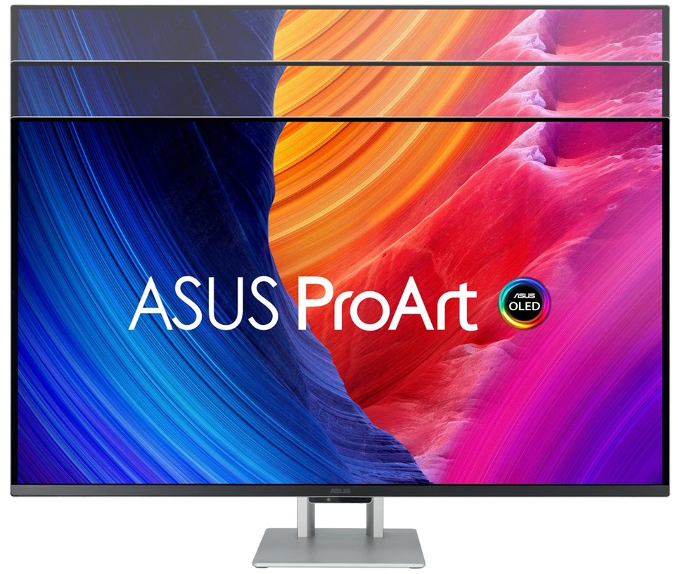 ASUS ProArt OLED PA32UCDM computer monitorius 80 cm (31.5") 3840 x 2160 pikselių 4K Ultra HD QD-OLED Sidabrinis