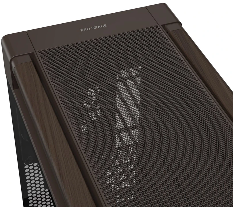 ASUS ProArt PA602 Wood Edition Retro Brown - Midi bokštas su grūdinto stiklo plokšte