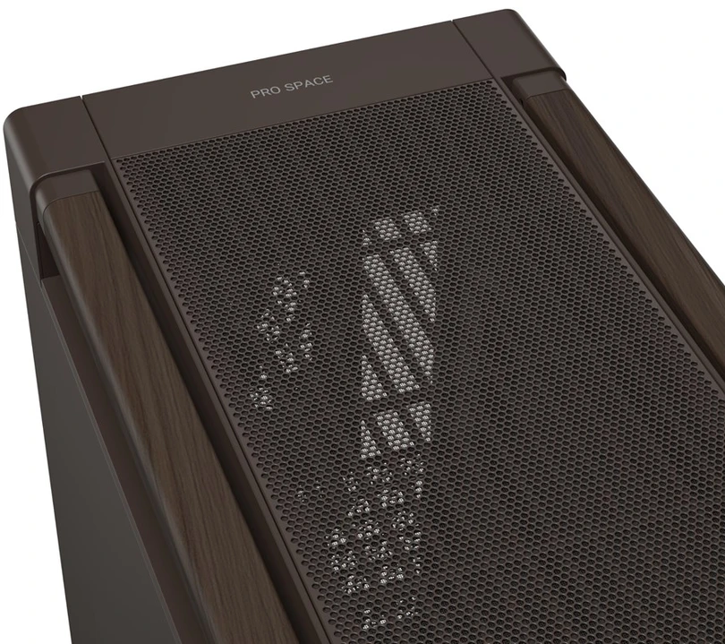 ASUS ProArt PA602 Wood Edition Retro Brown - metalinis midi-tower korpusas