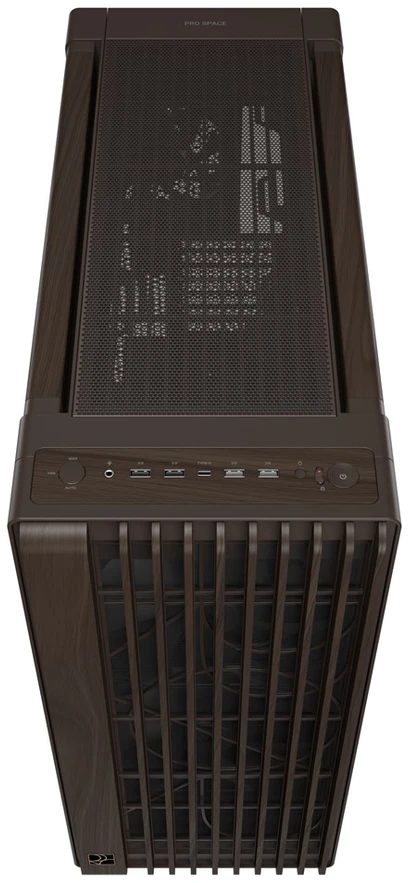 ASUS ProArt PA602 Wood Edition Retro Brown - Midi bokštas su grūdinto stiklo plokšte