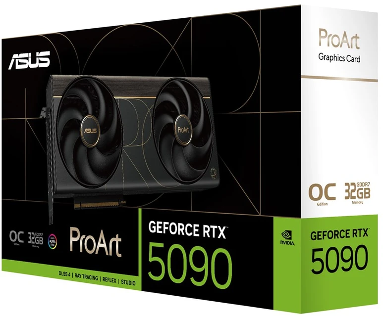 Vaizdo plokštė ASUS ProArt -RTX5090-O32G NVIDIA GeForce RTX 5090 32 GB GDDR7