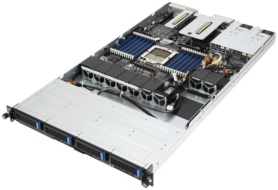 „Asus Rack“ (1U) RS501A-E12-RS4 AMD Epyc 9005/9004