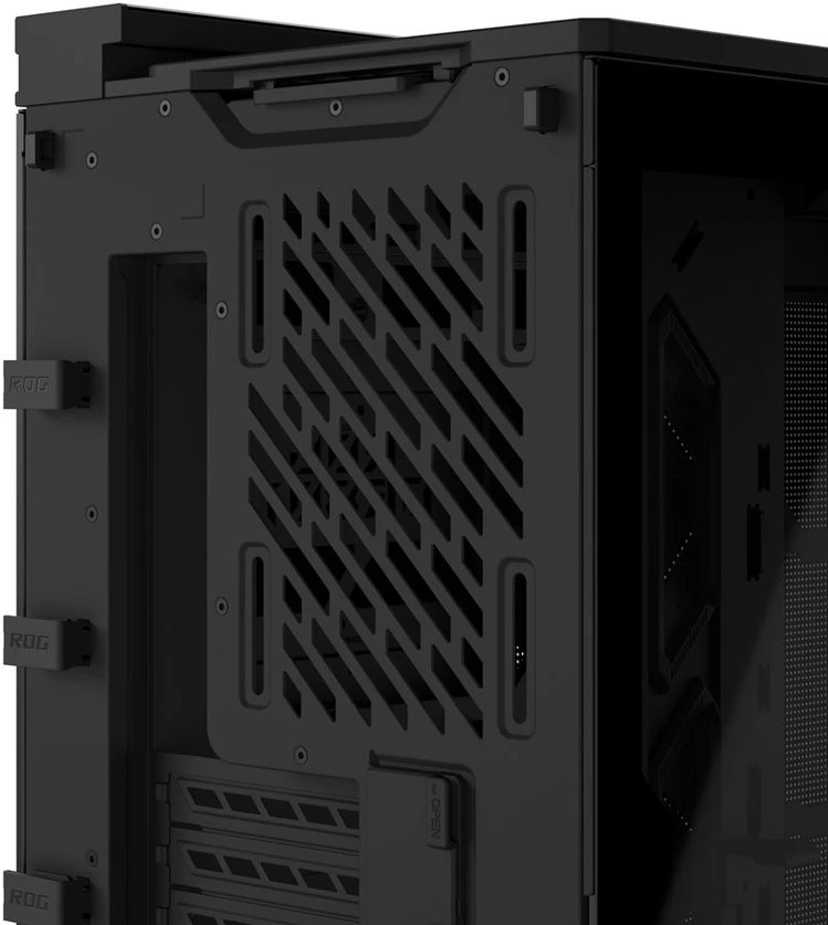 ASUS ROG CRONOX GR801 CURVE TG ARGB Juodas Midi Tower