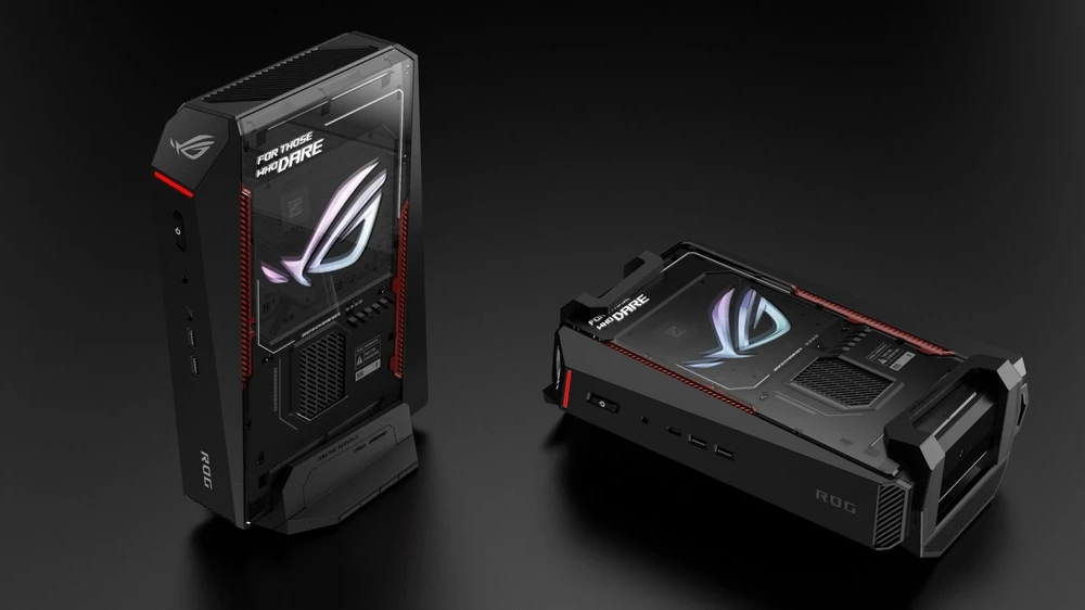ASUS ROG NUC RNUC15JNK9X28AA2 Intel Core Ultra 9 275HX 32 GB DDR5-SDRAM 2 TB SSD NVIDIA GeForce RTX 5080 Windows 11 Home USFF Mini kompiuteris Juodas