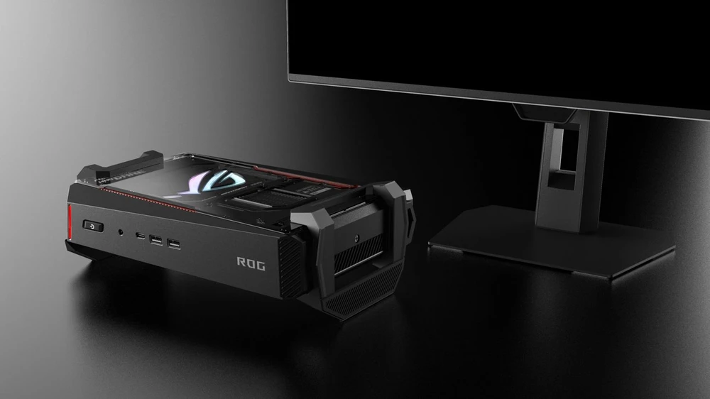 ASUS ROG NUC RNUC15JNK9X28AA2 Intel Core Ultra 9 275HX 32 GB DDR5-SDRAM 2 TB SSD NVIDIA GeForce RTX 5080 Windows 11 Home USFF Mini kompiuteris Juodas