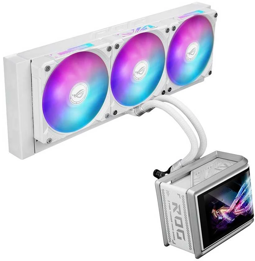 ASUS ROG Ryuo IV SLC 360 ARGB Baltas Edition procesorius „viskas viename“ skysčio aušintuvas 12 cm