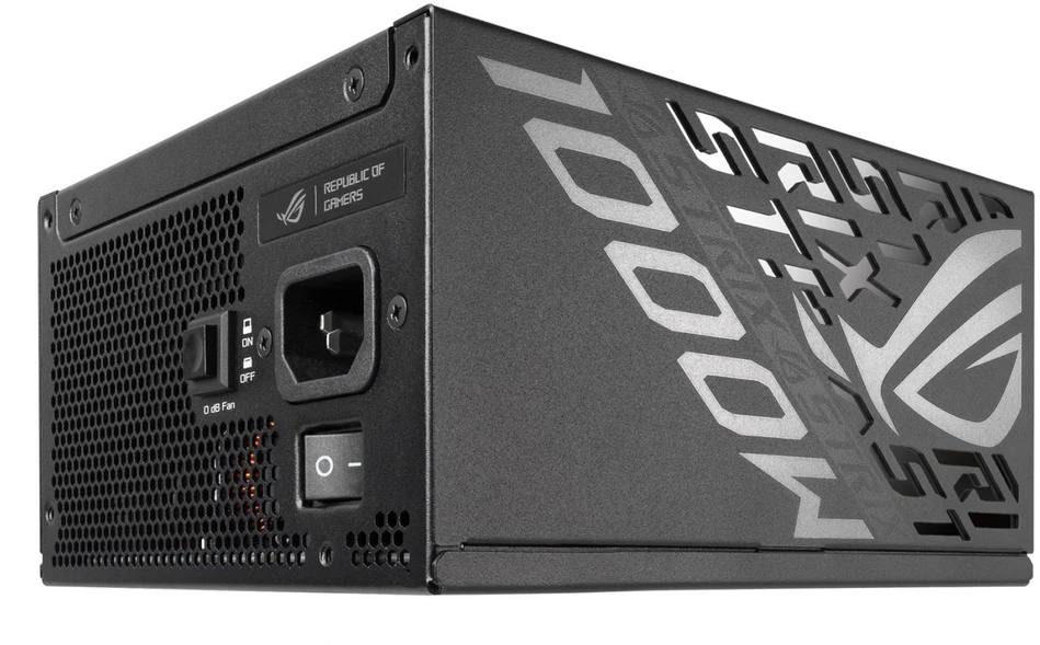 ASUS ROG STRIX-1000P-GAMING power supply unit 1000 W 20+4 pin ATX ATX Juodas, Sidabrinis