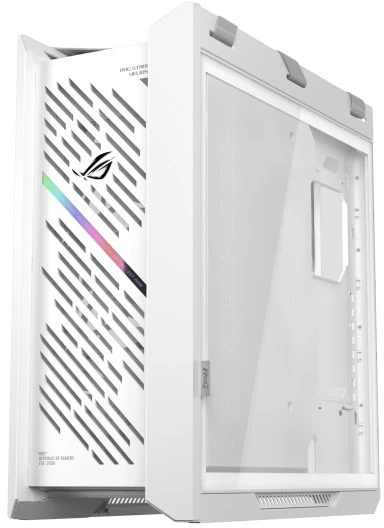ASUS ROG STRIX HELIOS II GX601S, Bokšto tipo korpusas - baltas, grūdintas stiklas