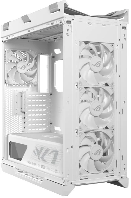 ASUS ROG STRIX HELIOS II GX601S, Bokšto tipo korpusas - baltas, grūdintas stiklas