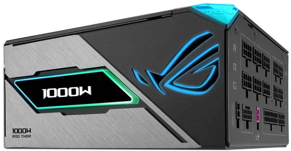ASUS ROG -THOR-1000P3-GAMING-E maitinimo blokas 1000 W 20+4 pin ATX ATX Juoda