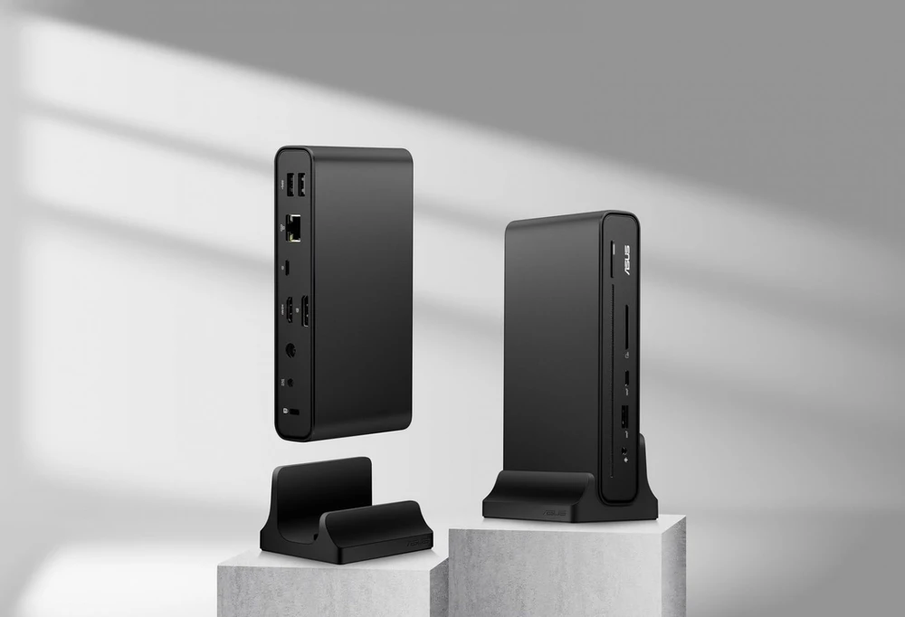 Asus | DC300 trijų ekranų USB-C dokas | 90XB08CN-BDS090 | DisplayPort jungčių kiekis: 1 | HDMI jungčių kiekis: 1 | Ethernet LAN
