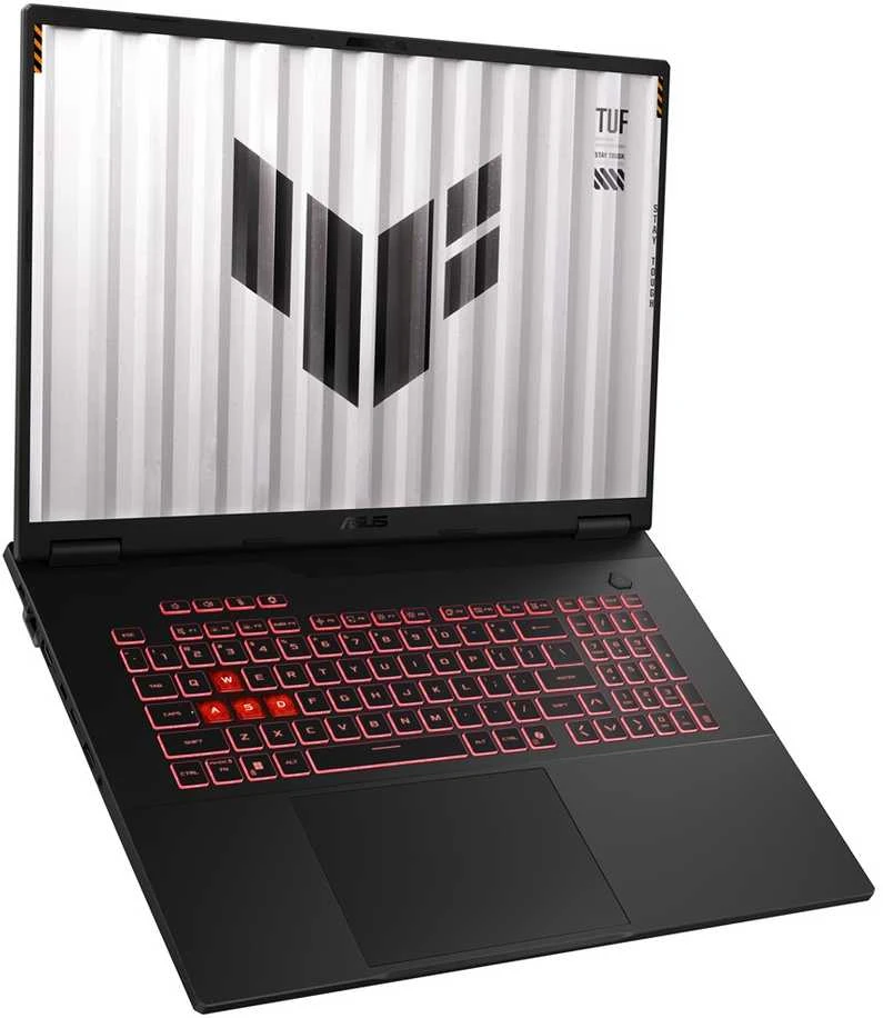 ASUS TUF Gaming A18 FA808UH-S8021 AMD Ryzen™ 7 260 Nešiojamas kompiuteris 45.7 cm (18") WUXGA 16 GB DDR5-SDRAM 512 GB SSD NVIDIA® GeForce RTX™ 5050 Wi-Fi 6E (802.11ax) Juodas, Pilkas