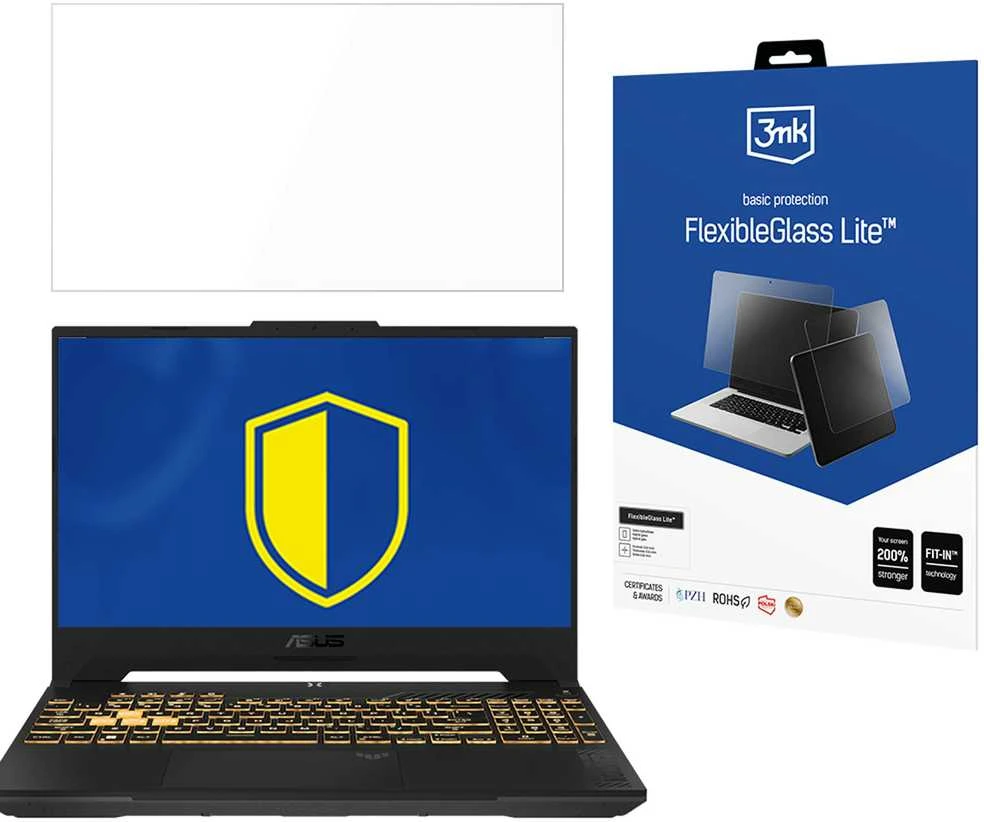 3Mk apsauga ASUS TUF Gaming F15 - iki 17" 3mk FlexibleGlass Lite