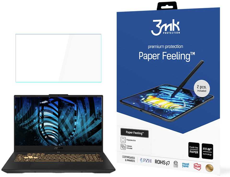 3Mk Protection ASUS TUF Gaming F17 - iki 19" 3mk Paper Feeling