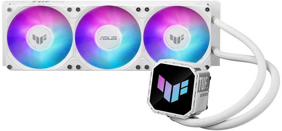 ASUS TUF Gaming LC III 360 ARGB Baltas Edition kompiuterių klasės viskas viename skysčio aušintuvas 12 cm