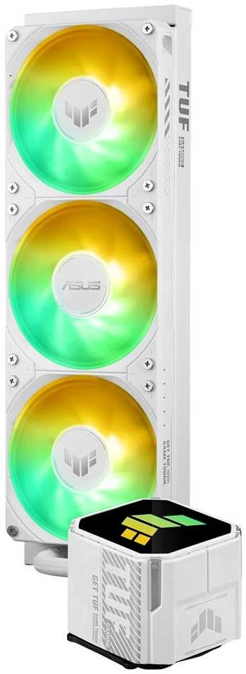 ASUS TUF Gaming LC III 360 ARGB Baltas Edition kompiuterių klasės viskas viename skysčio aušintuvas 12 cm
