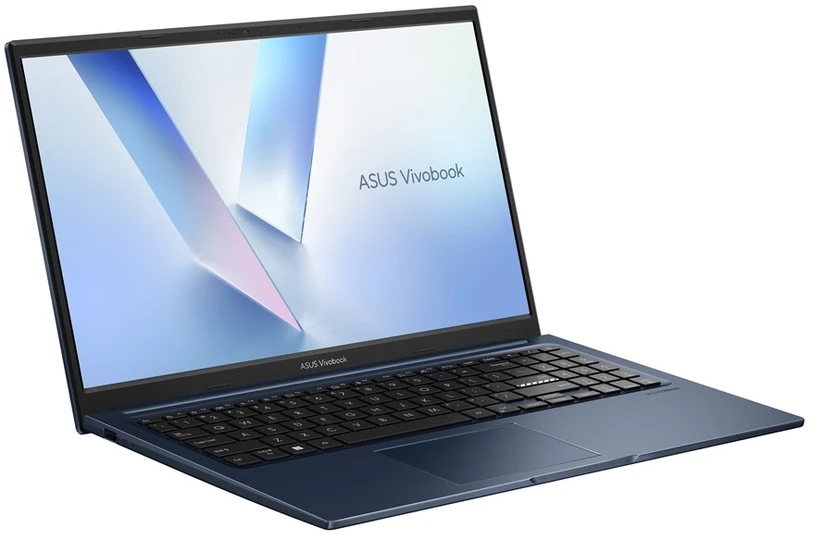 Nešiojamas kompiuteris ASUS Vivobook 15 X1504VA-BQ4295W Core 7 150U 15.6" FHD IPS lygio panelė 60Hz 250 nitų AG 16GB DDR5 512GB SSD Intel Graphics 720p internetinė kamera 42 WHrs Windows 11 Tyli veikimo funkcija Mėlyna