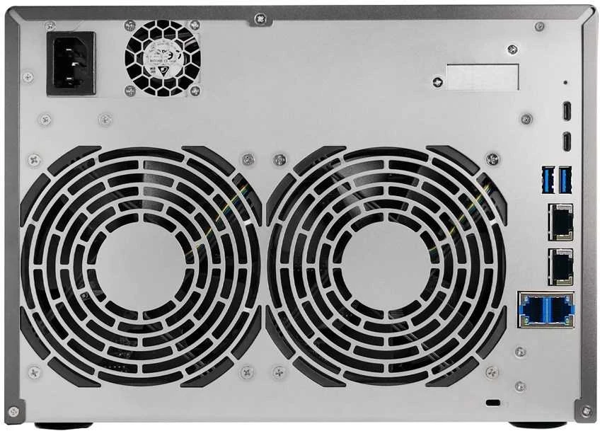 Serveris „Asustor AS6810T NAS“; bokšto tipo; 10 vnt. (3,5 colio SATA HDD / 2,5 colio SSD); AMD Ryzen Embedded V3C14; 16G ECC DDR5 SODIMM (maks. 64 GB), 2 vnt. 10 GbE, 2 vnt. 5 GbE, 4 vnt. M.2 2280 NVMe PCIe 4.0, 2 vnt. USB4, 2 vnt. USB 3.2 Gen, 1 vnt. pasirenkama 10 GbE plokštė