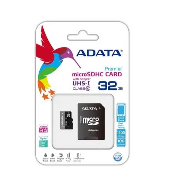 Atminties kortelė ADATA | Premier UHS-I | 32 GB | SDHC | Flash atminties klasė 10 | SD adapter