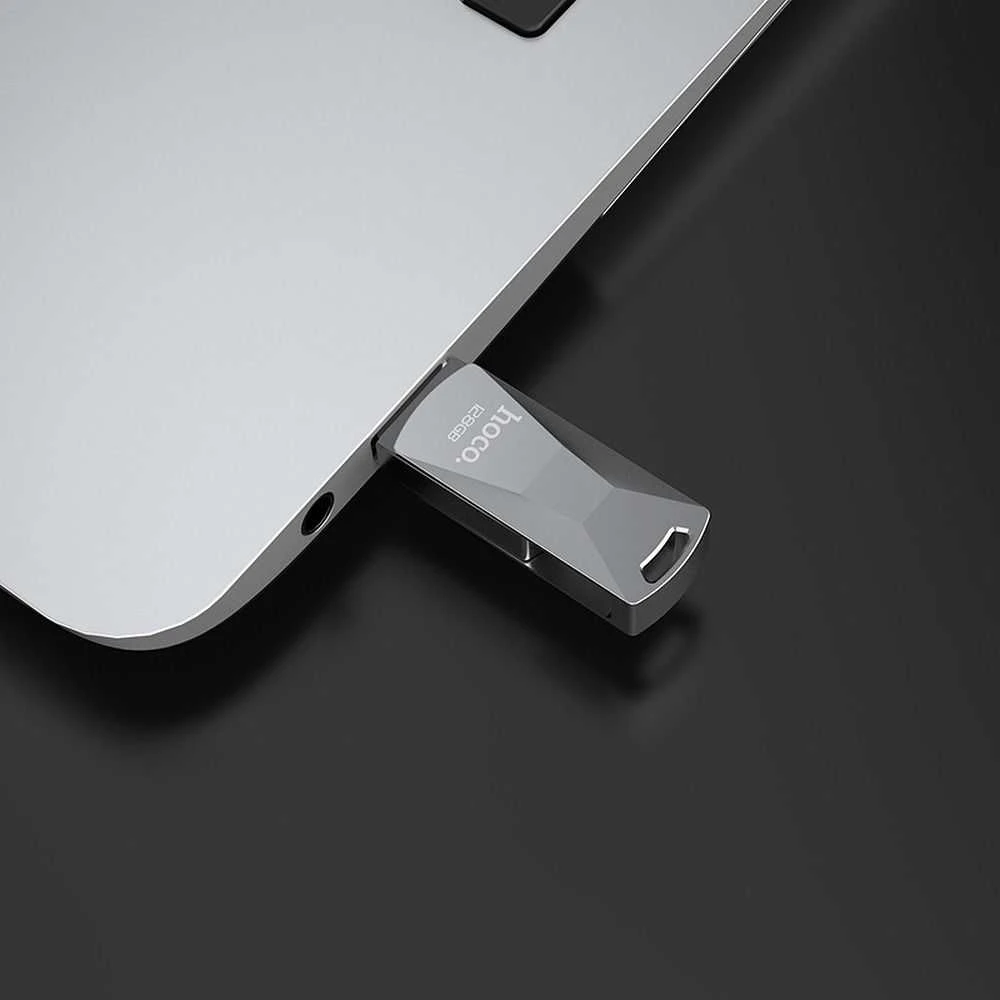 16 GB USB 3.0 (USB A) atmintinė Hoco UD5 Pilka