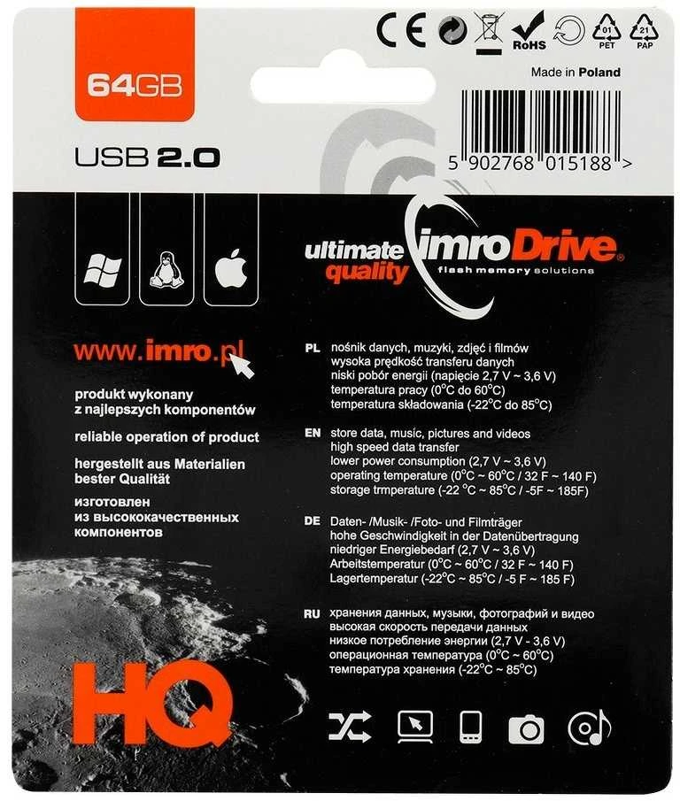 IMRO laikiklis AXIS 64 GB USB2.0