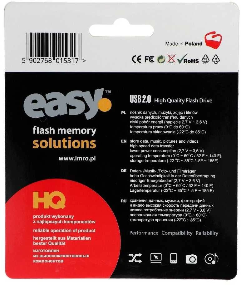IMRO USB atmintinė EASY (ECO) 128GB USB2.0