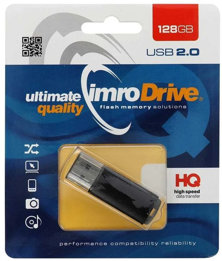 IMRO pendrive Juodas 128GB USB2.0