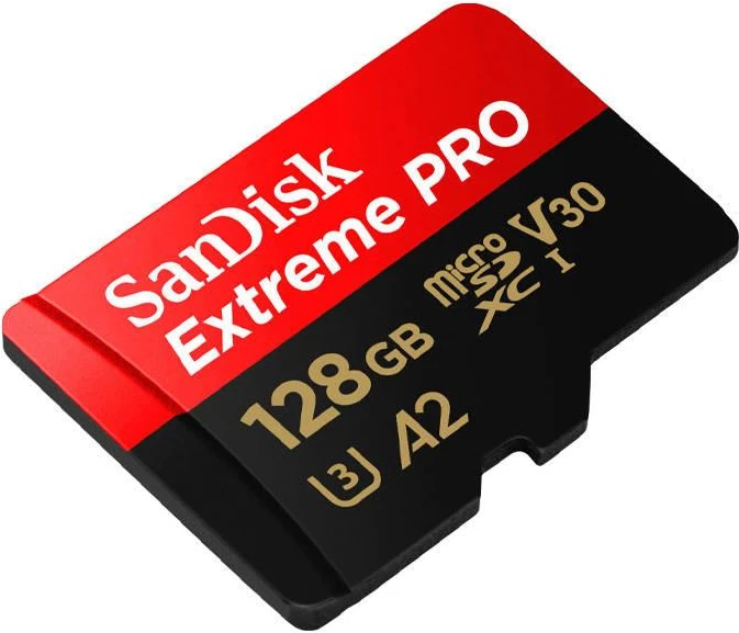 Atminties kortelė SANDISK EXTREME PRO 128GB Micro SDXC + SD