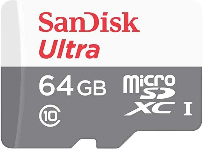 SANDISK 64GB Micro SD atminties kortelė, U1