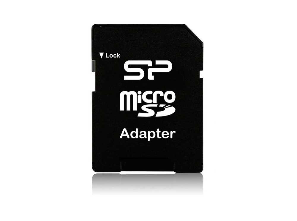 Atminties kortelė Silicon Power 64GB Micro SDXC UHS-I, SDR 50 režimas, 10 klasė, su SD adapteriu
