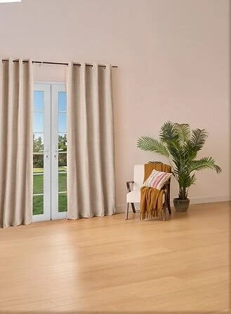 Atmosphera Kys blackout curtain. khaki. 140 x 260 cm