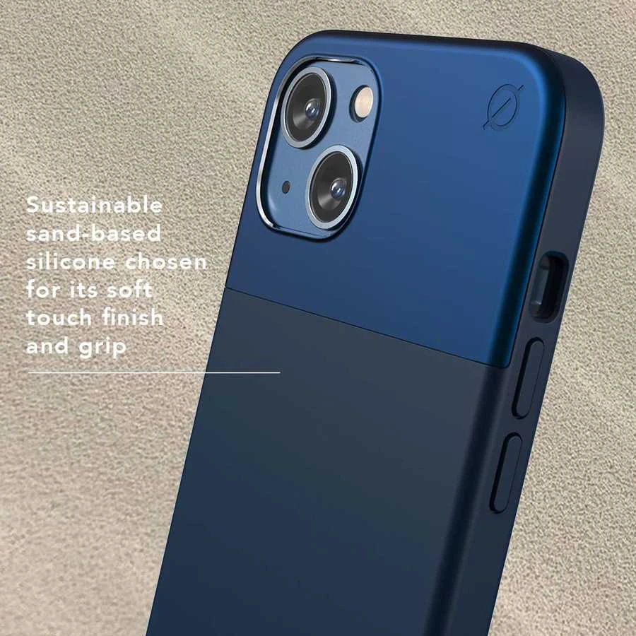 Dėklas Mėlyna ATOM STUDIOS CASE SPLIT SILICONE MAGSAFE IPHONE 13 Mėlynas
