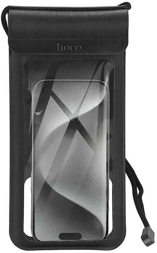 Dėklas Atsparus vandeniui case for mobile phone Hoco IP68 240 x 120 x 15 mm HX53 juodas