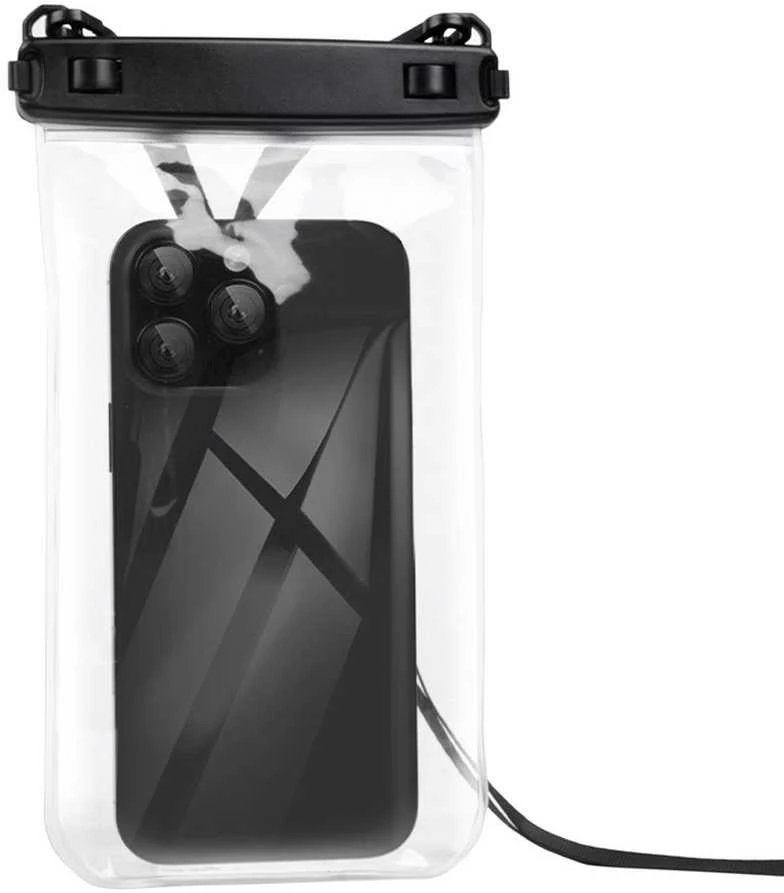 Dėklas Atsparus vandeniui case for mobile phone Hoco IP68 222 x 125 x 21 mm HX52 transparent