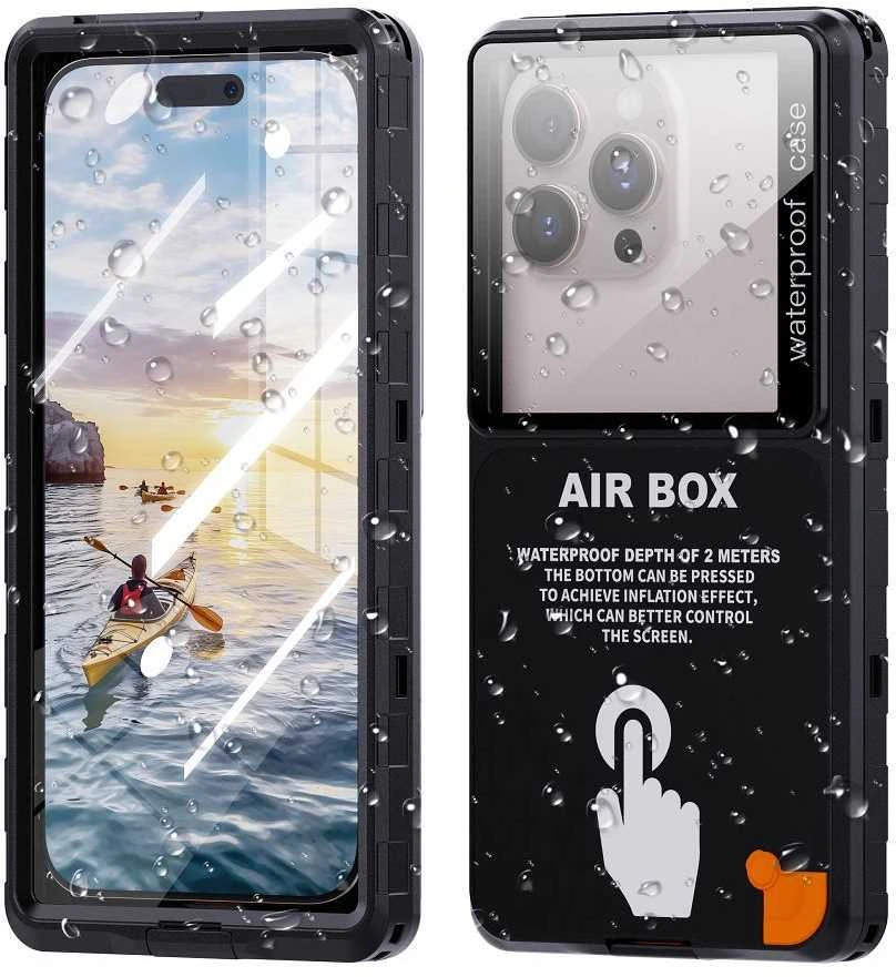 Dėklas Oem Case for Airbox MAX 6.9 Shellbox waterproof juodas