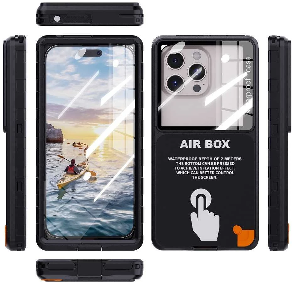 Dėklas Oem Case for Airbox MAX 6.9 Shellbox waterproof juodas