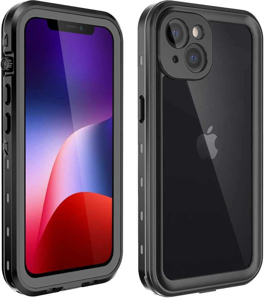 Dėklas Oem Case for iPhone 13 Shellbox DOT waterproof juodas