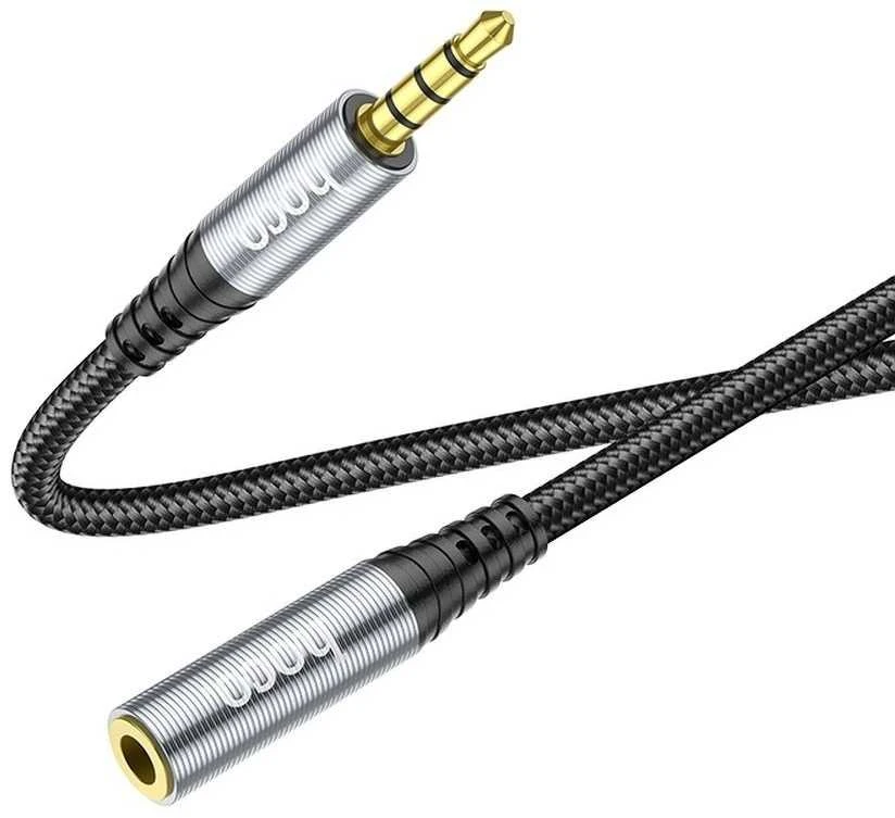 Audio prailgintuvas Hoco UPA20 3,5mm į 3,5mm (p-m) juodas