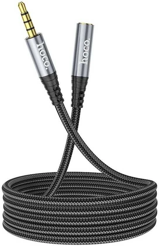 Audio prailgintuvas Hoco UPA20 3,5mm į 3,5mm (p-m) juodas