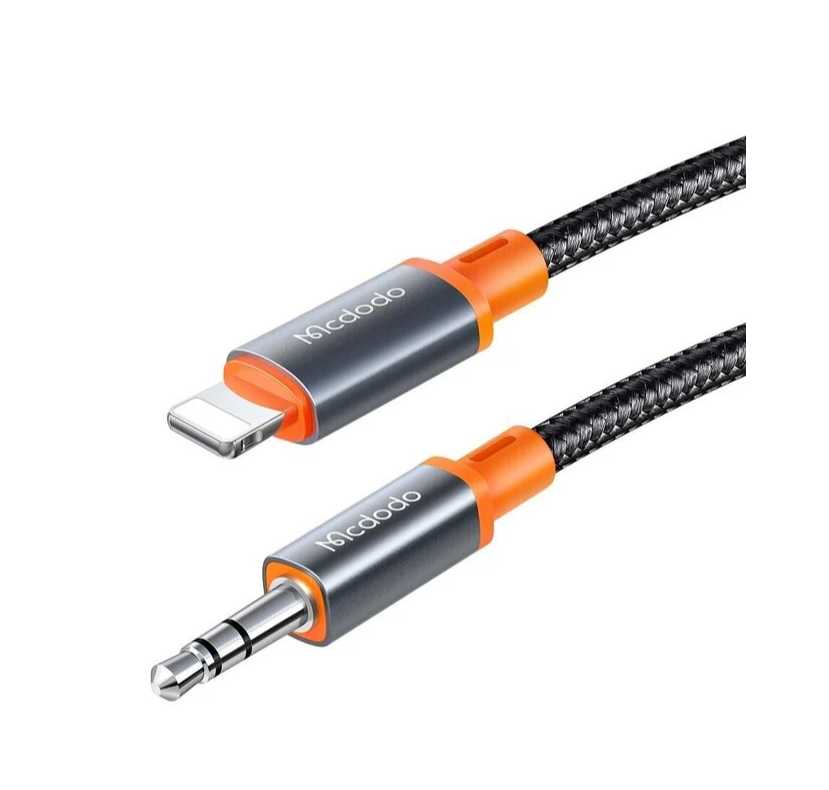 Mcdodo CA-0780 Lightning iki 3.5 mm AUX mini lizdo kabelis, 1.2 m (juodas)