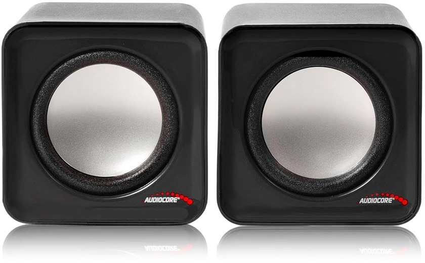 Kompiuterio kolonėlės Garsiakalbiai - Audiocore AC870 B 2 Krypčių 3 W, Juoda/Pilka