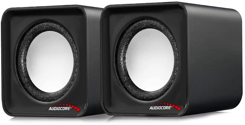 Kompiuterio kolonėlės Garsiakalbiai - Audiocore AC870 B 2 Krypčių 3 W, Juoda/Pilka