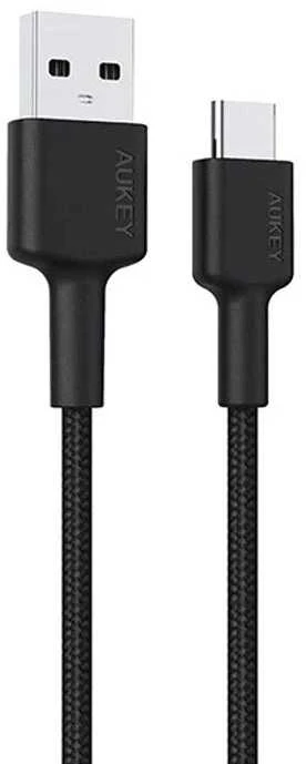 USB Kabelis - AUKEY CB-CD30 0.9m USB A į USB C Greito Įkrovimo Juodas