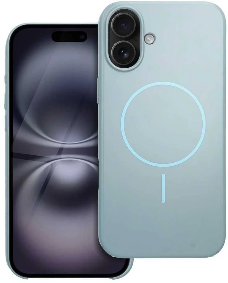 OEM dėklas, skirtas „iPhone 16 PLUS Premium Glossy Mag Cover“, suderinamas su „MagSafe“ ir kameros valdymo mygtuku, mėtinės spalvos