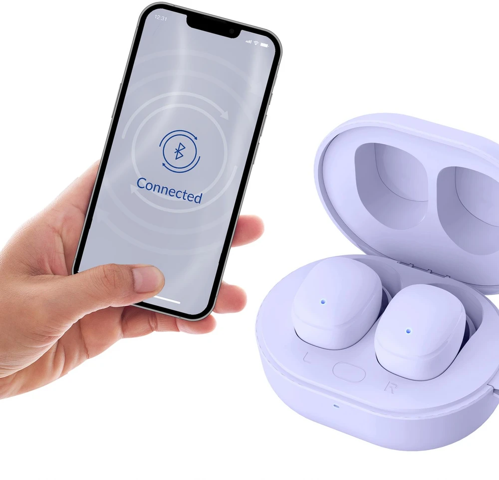 Ausinės 3Mk Protection 3mk FlowBuds 6.0 Lavender