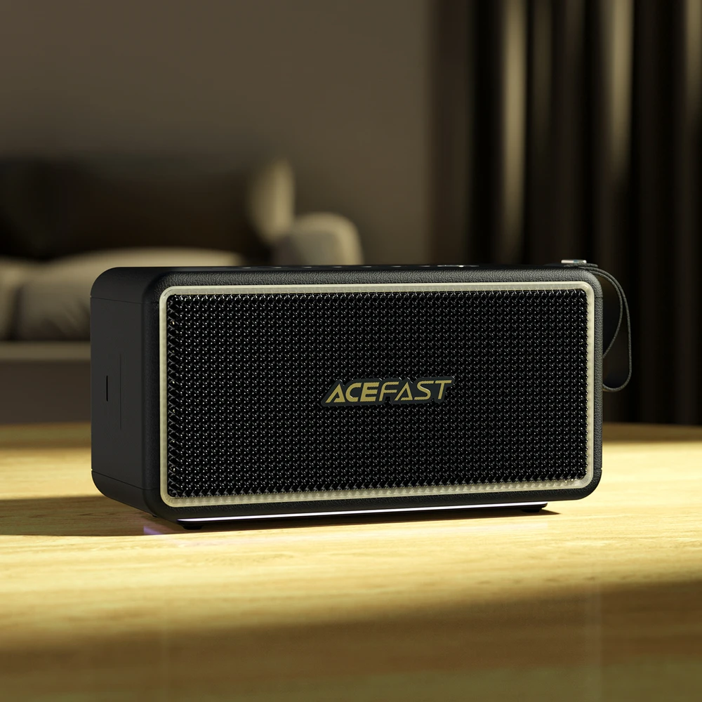 Bluetooth nešiojamas garsiakalbis Acefast K3 Ultra juodas